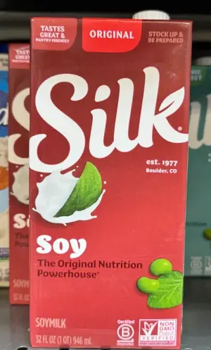 Boxed soy milk 