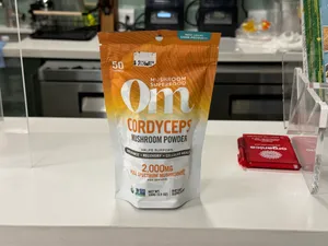 Cordyceps mushroom powder with cordyceps militaris.