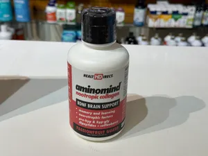 Liquid aminomind collagen with citruline, tryptophan, and coffee berry.
