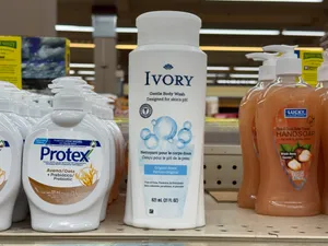 Ivory body wash. Original scent. Free of dyes, parabens, and phthalates.