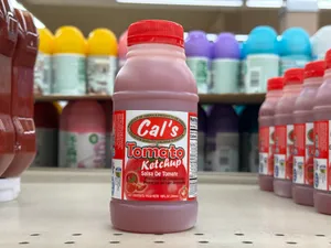 Bottle of tomato ketchup to add extra flavour to your favourite foods.